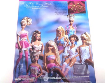 Vintage 1993 Barbie Fancy Frills Lingerie Fashions Clothing Set 10759 HTF