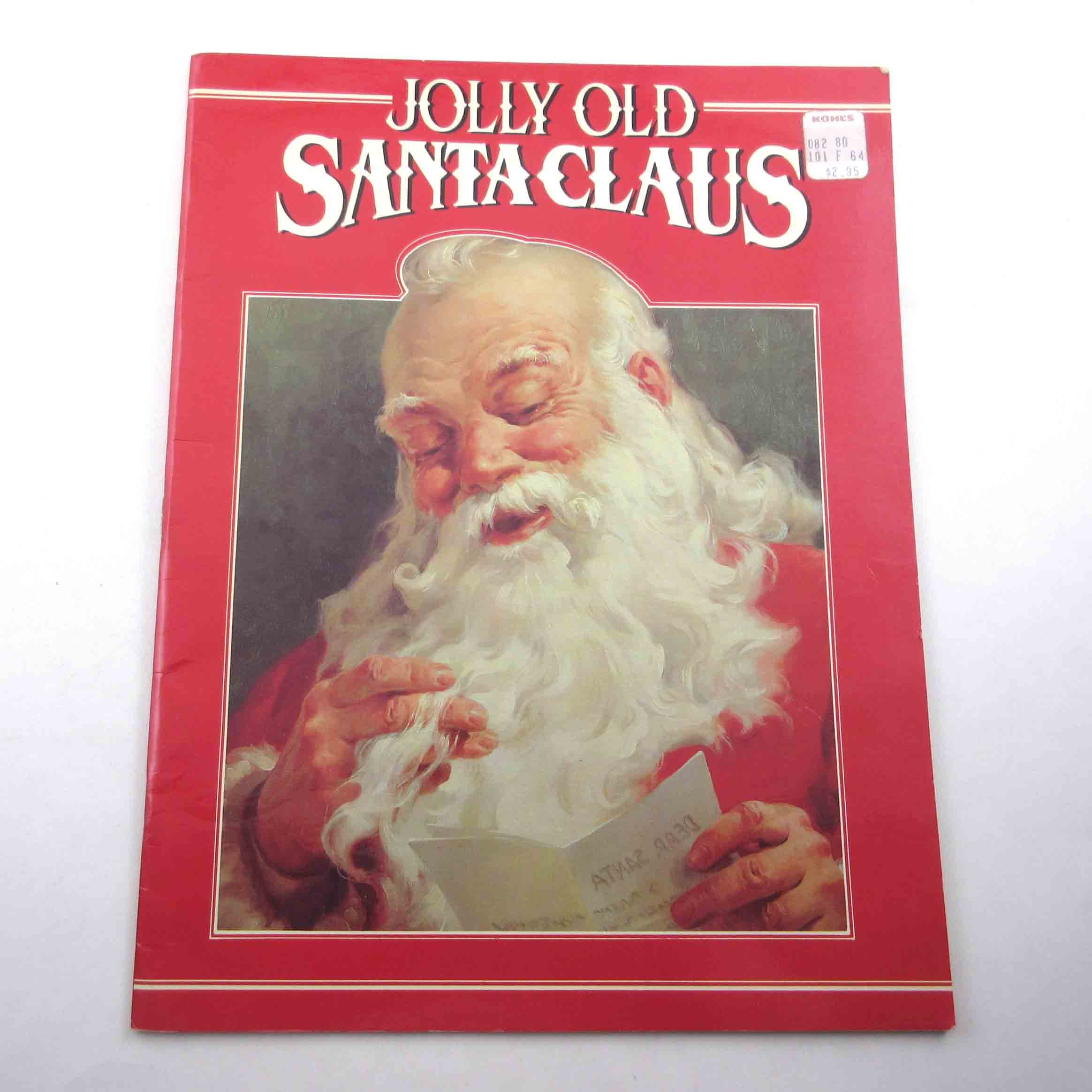 Jolly Old Santa Claus Vintage 1980s Children's Book by Alice