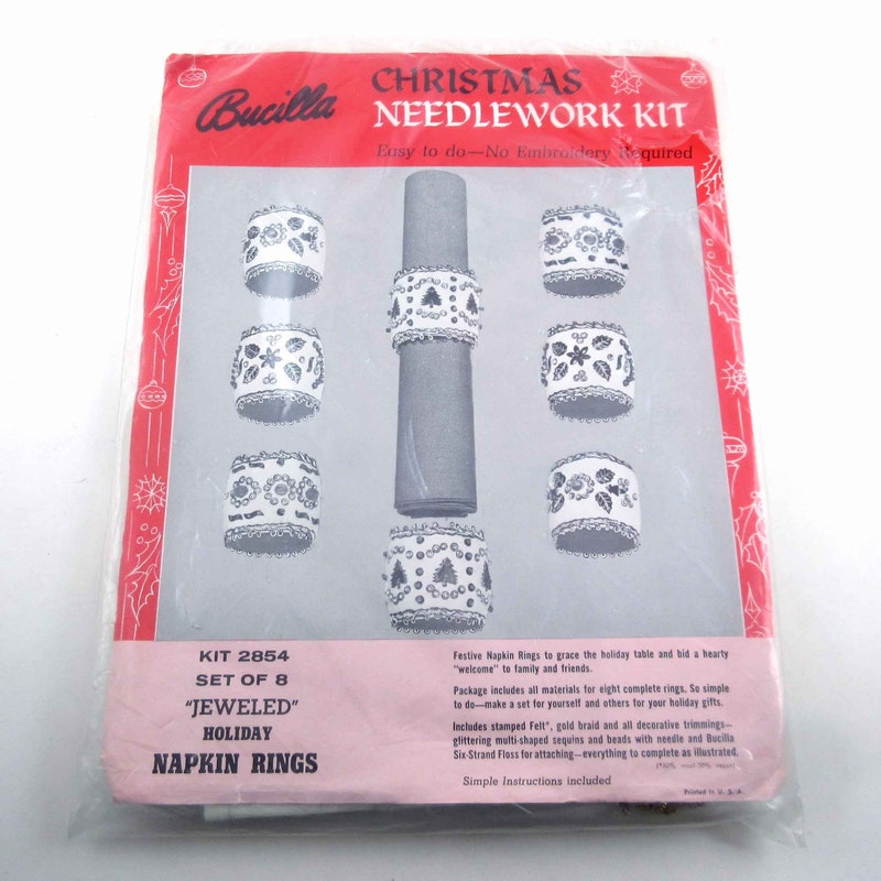 Kit De Suspension Murale Bucilla Noël #49001 - Broderie Enchantement De Noël
