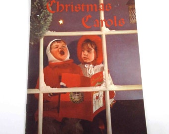 Christmas Carols Vintage 1940s or 1950s Song or Music Book Promotional Advertising