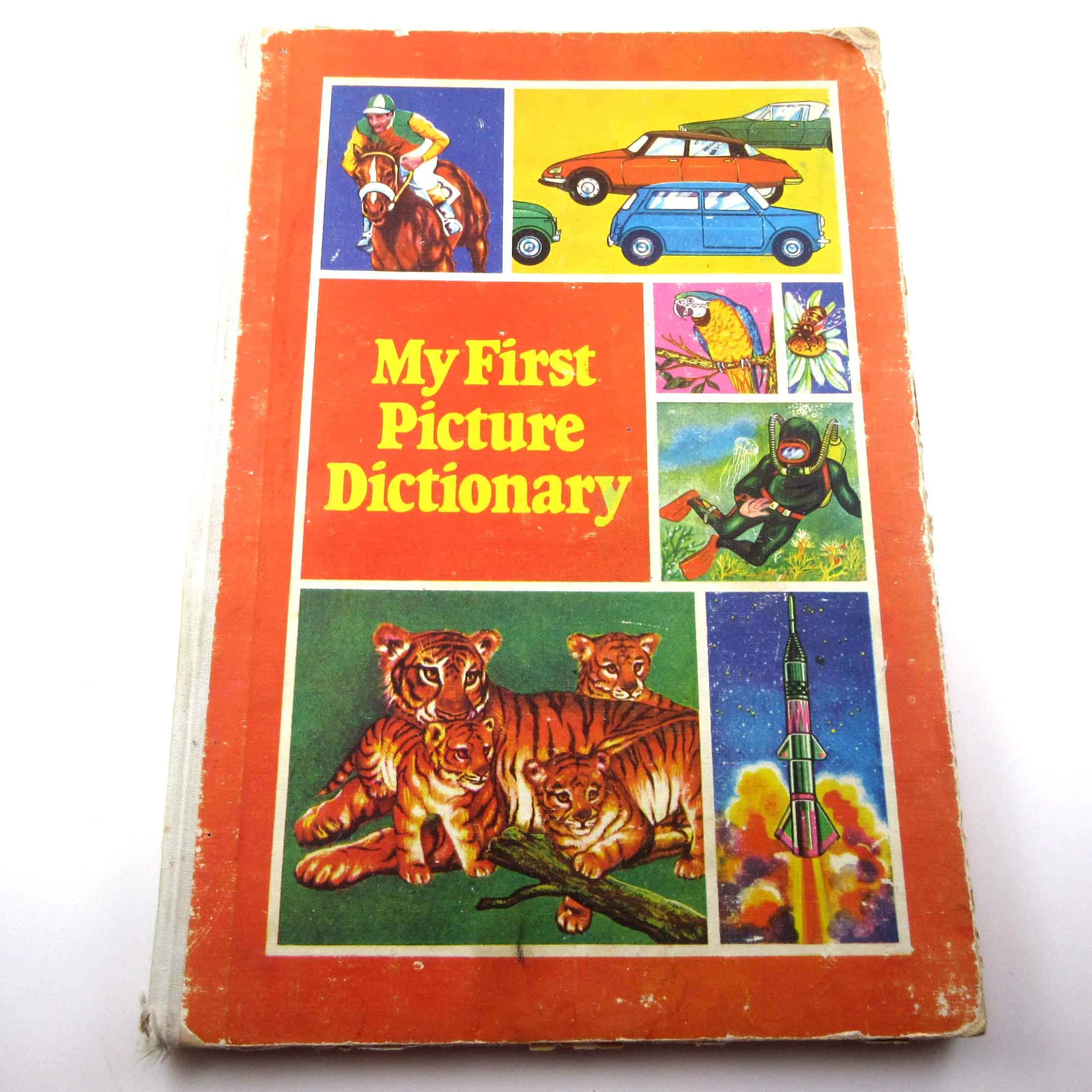 My First Picture Dictionary Vintage 1970s Dictionary for Children