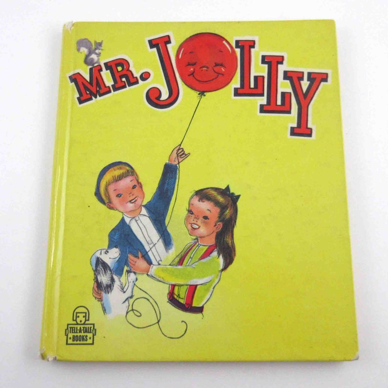 Mr. Jolly Vintage 1940s Children's Whitman Tell A Tale Etsy