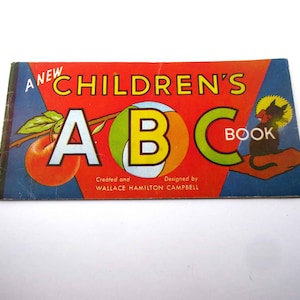 A New Children&#39;s ABC Book Vintage Picture Book by Wallace Hamilton Campbell