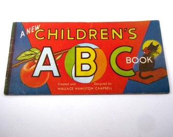 A New Children's ABC Book Vintage Picture Book by Wallace Hamilton Campbell