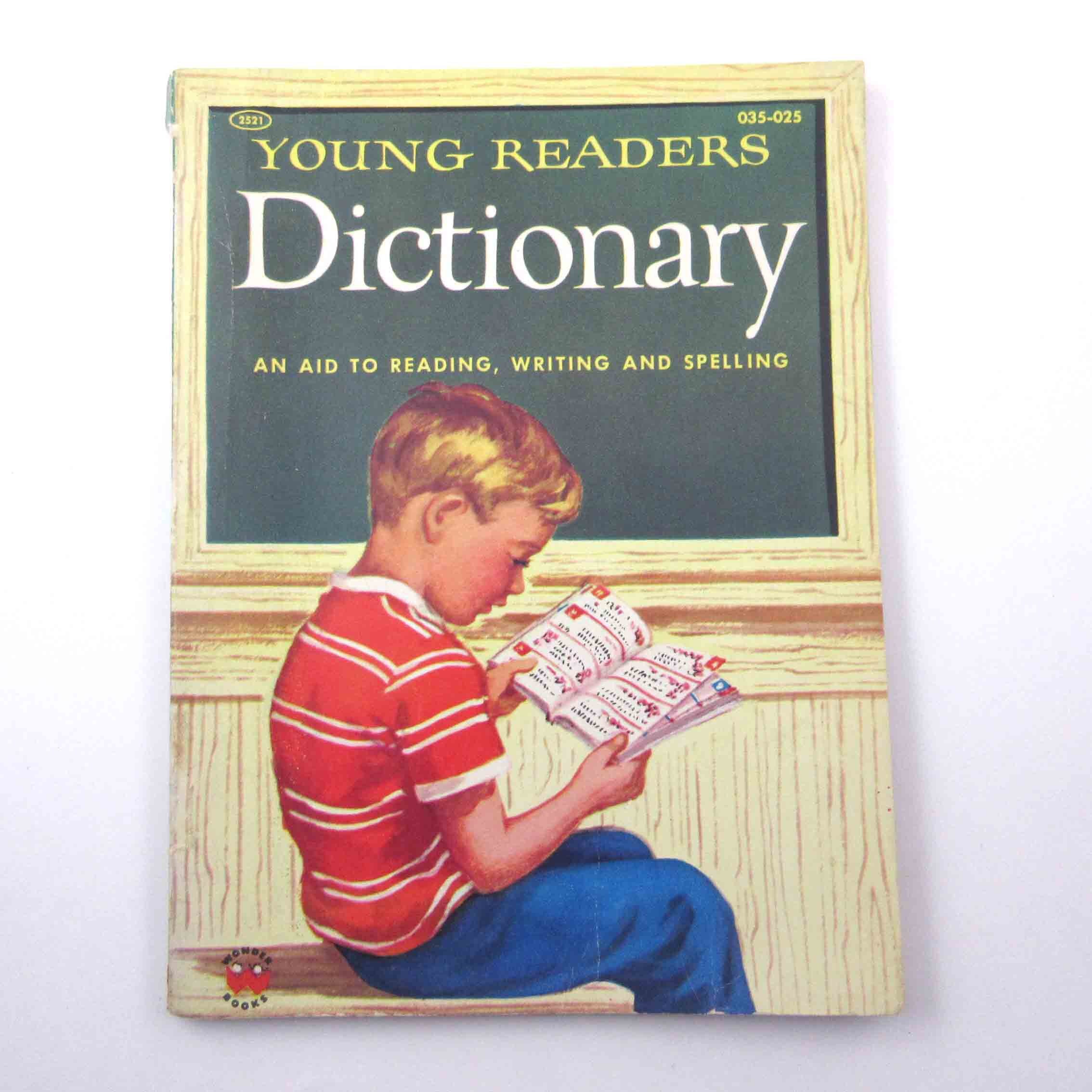 Young Readers Dictionary Vintage 1950s Children's Book by Etsy