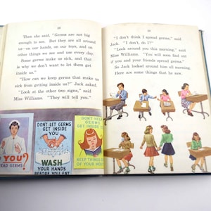 Five in the Family Vintage 1940s Children&#39;s School Reader or Textbook Dick and Jane Series by Scott, Foresman and Co.