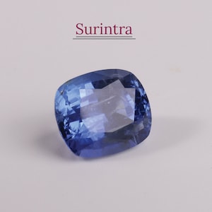 Saphir bleu de 2,30 carats, non chauffé, non traité, nettoyable à l&#39;œil nu, parfait pour la fabrication de bijoux raffinés