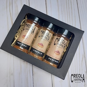 Gourmet Spice Blend Trio Gift Box: BBQ Seasoning Set