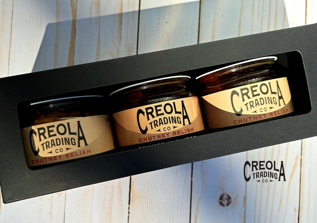 Chutney Relish Gift Box, Small Batch Artisan Handmade Relish, Louisiana ...