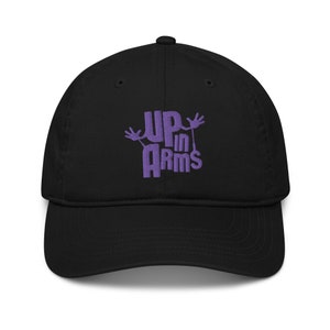 Up In Arms logo organic cotton dad hat