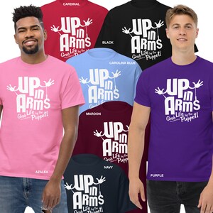 Gildan Cotton Tee Up In Arms Logo
