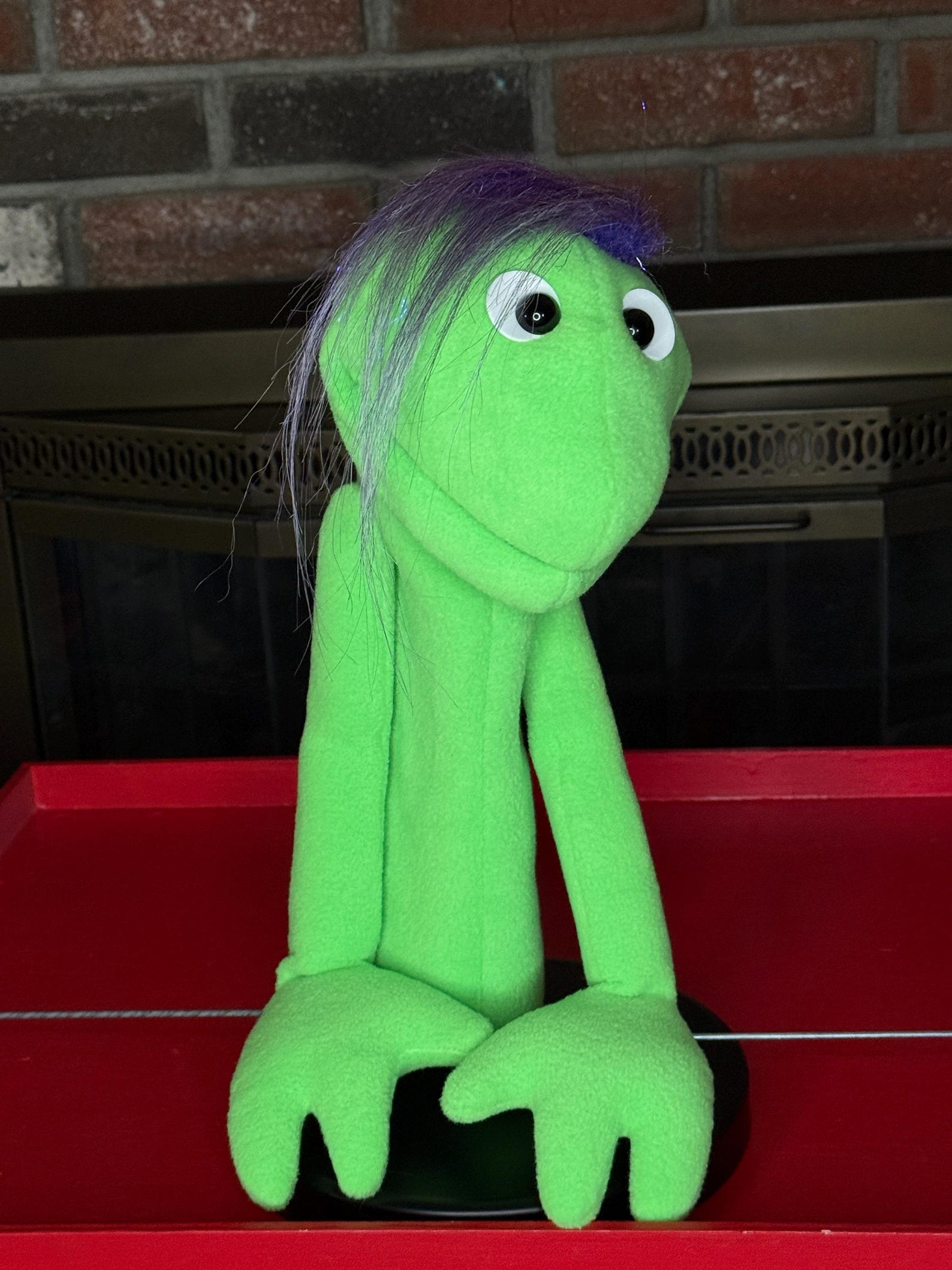 Fuzzbrain Puppet Professional Style Practice Puppet Hand Rod With Permanent Arm Rods - Etsy
