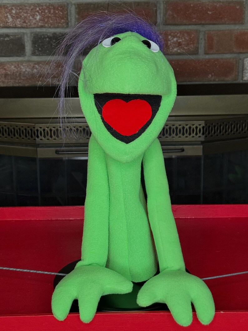 Fuzzbrain Puppet Professional Style Practice Puppet Hand Rod With Permanent Arm Rods - Etsy
