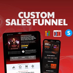 Course Selling Custom Sales Funnel Design  Iman Gadzhi Style Sales Page  High-Converting website Systeme.io, GoHighLevel