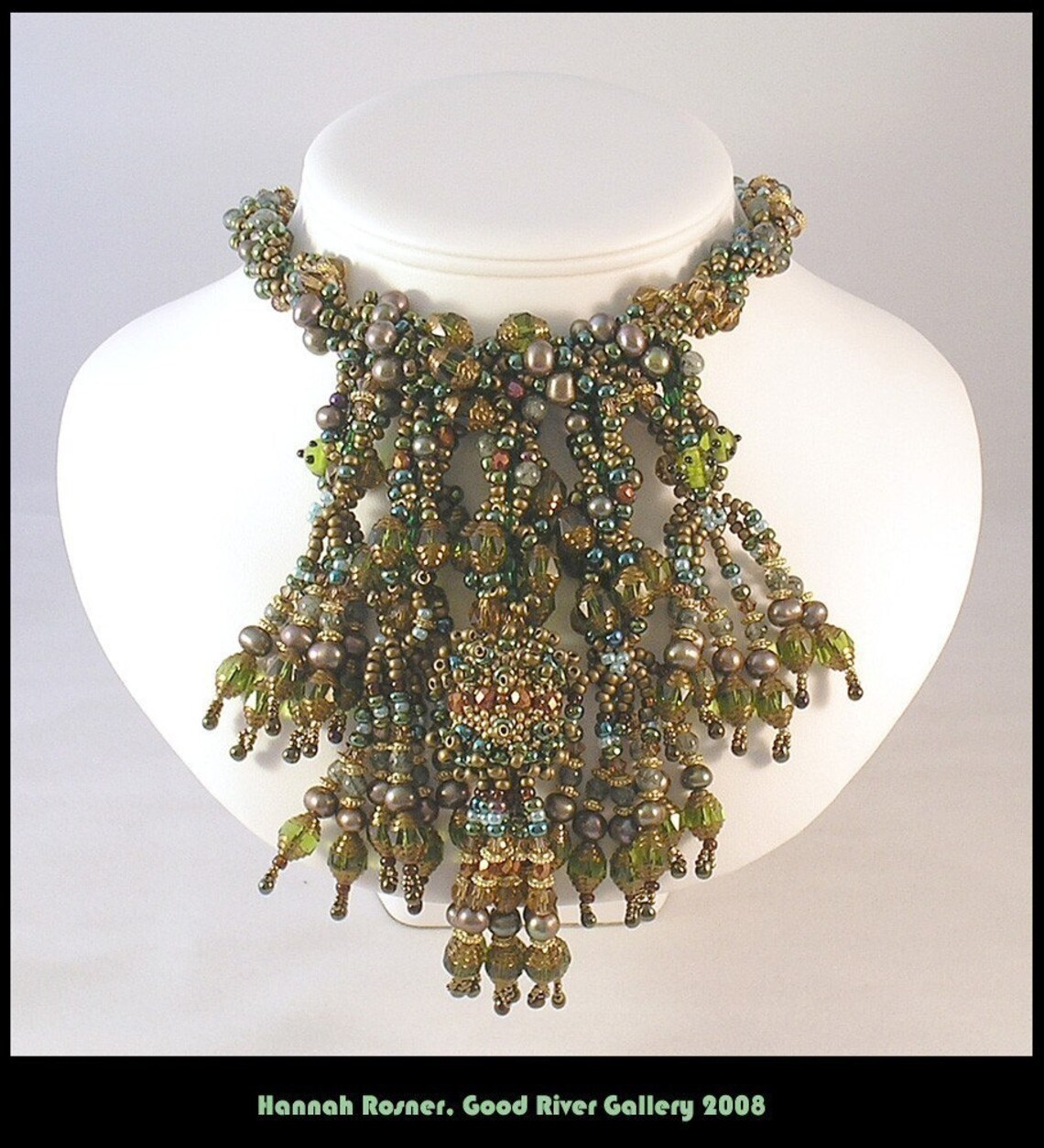 Beading Tutorial DNA Spiral Beaded Necklace Beginning Level Pattern