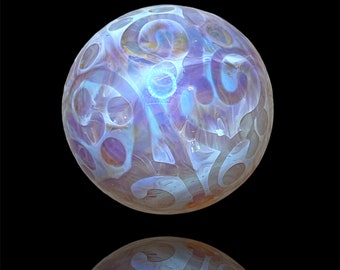 Lampwork Glass Decorative Marble or miniature paperweight - borosilicate glass - boro - pyrex - by Hannah Rosner