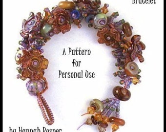 Easy Beading tutorial Micromacrame Treasure Bracelet instructions pattern - knotting diy beginning level - by Hannah Rosner Designs