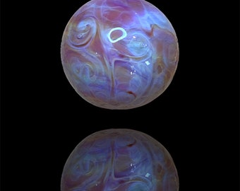 Lampwork Glass Decorative Marble or miniature paperweight - borosilicate glass - boro - pyrex - by Hannah Rosner