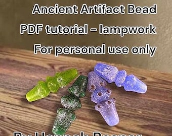 Faux Roman Glass Bead Tutorial: Lampwork Ancient Artifact (Digital Download)