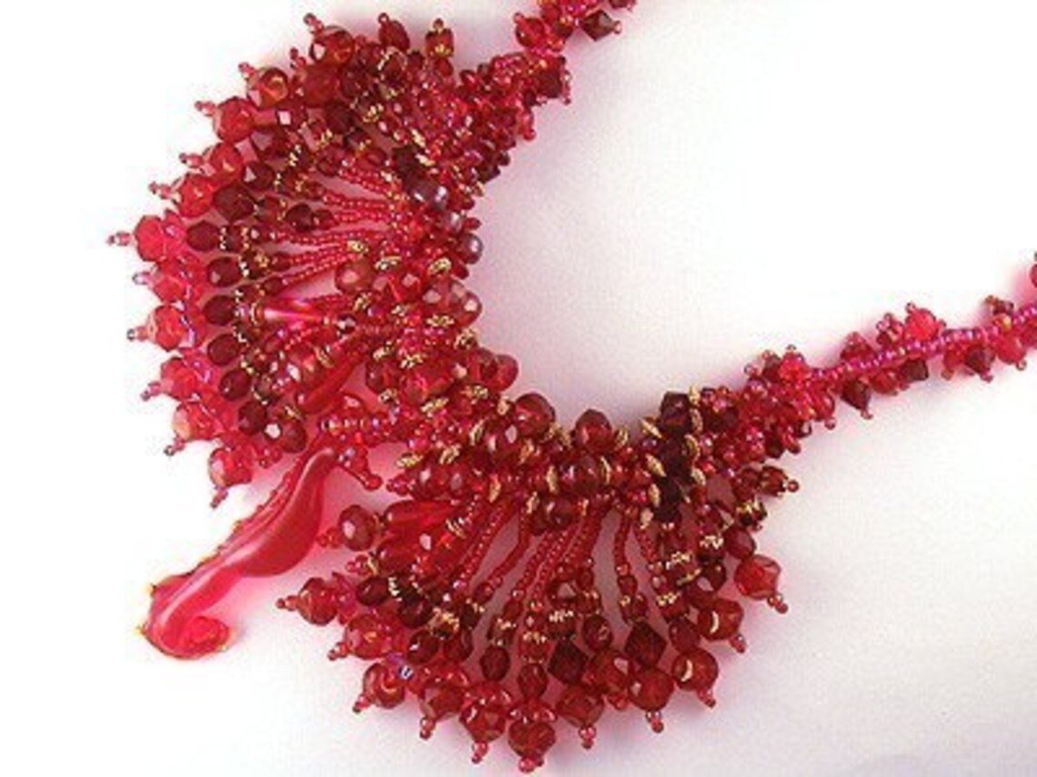 Beading Tutorial DNA Spiral Beaded Necklace Beginning Level Pattern