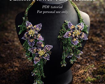 Fädelanleitung für Peyote-Stärke und Ndebele-Anhänger in 900er-800er Graduierungen von Hannah Rosner Designs