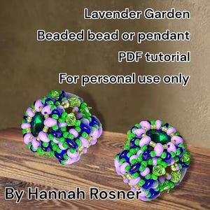 Tutorial de colgante de cuentas: Diseño de 3 lados, nivel intermedio (patrón en PDF)