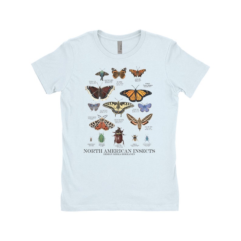 Butterfly T-Shirt Bug Shirt Entomology Shirt Entomologist Gift image 1