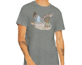 Owl T-shirt, Bella and Canvas Unisex Shirt