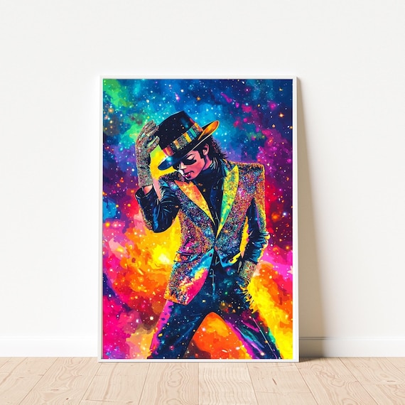 Michael Jackson Wall Art, Michael Jackson Ready to Hanging