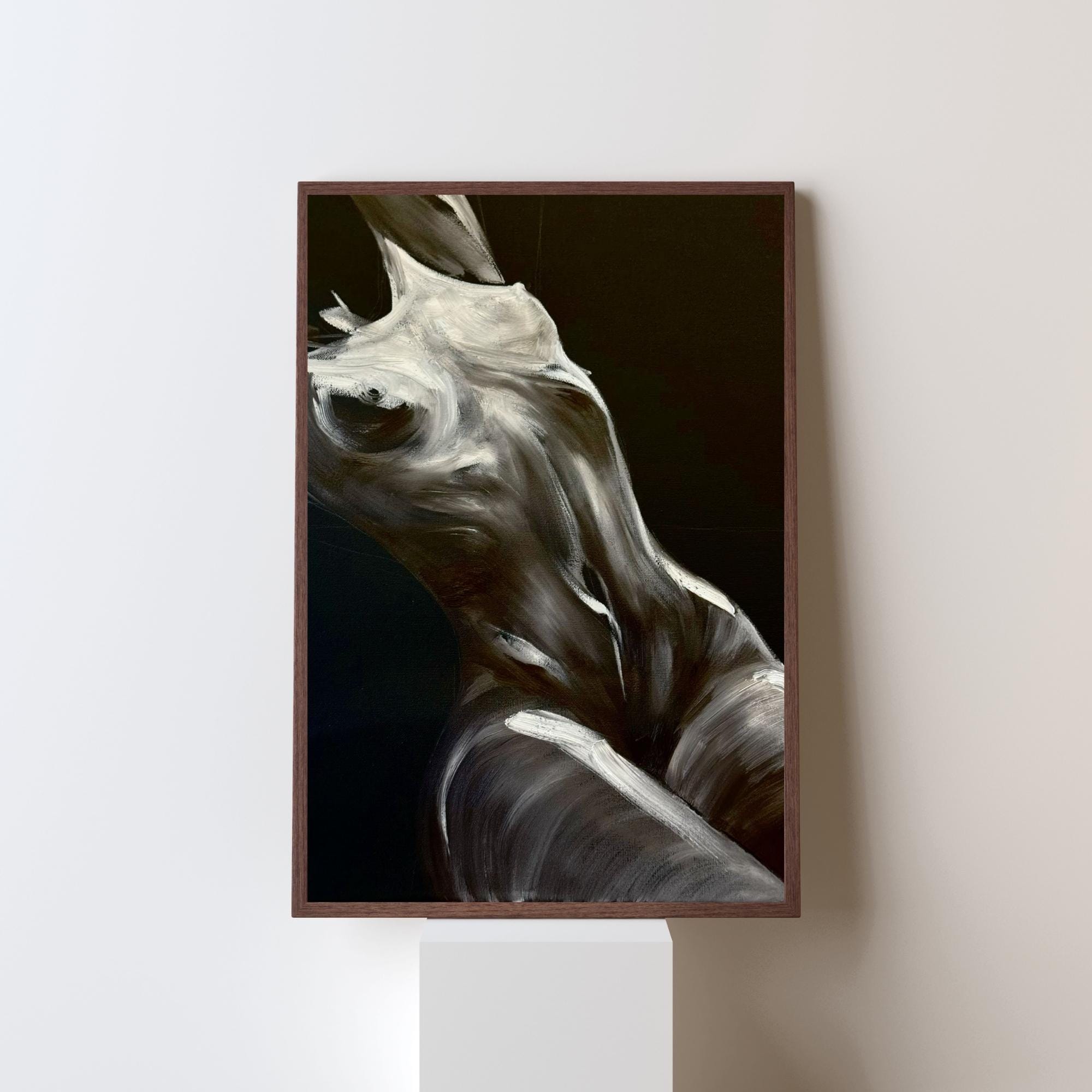Abstract Silhouette Canvas, Woman Body Art, Modern Wall Art Canvas ...