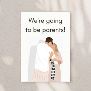 We’re Expecting Card, Family Surprise Card, New Baby Card, Pregnancy Card, Expecting Baby Card, Cute-Unique Card, Printable-Digital Card