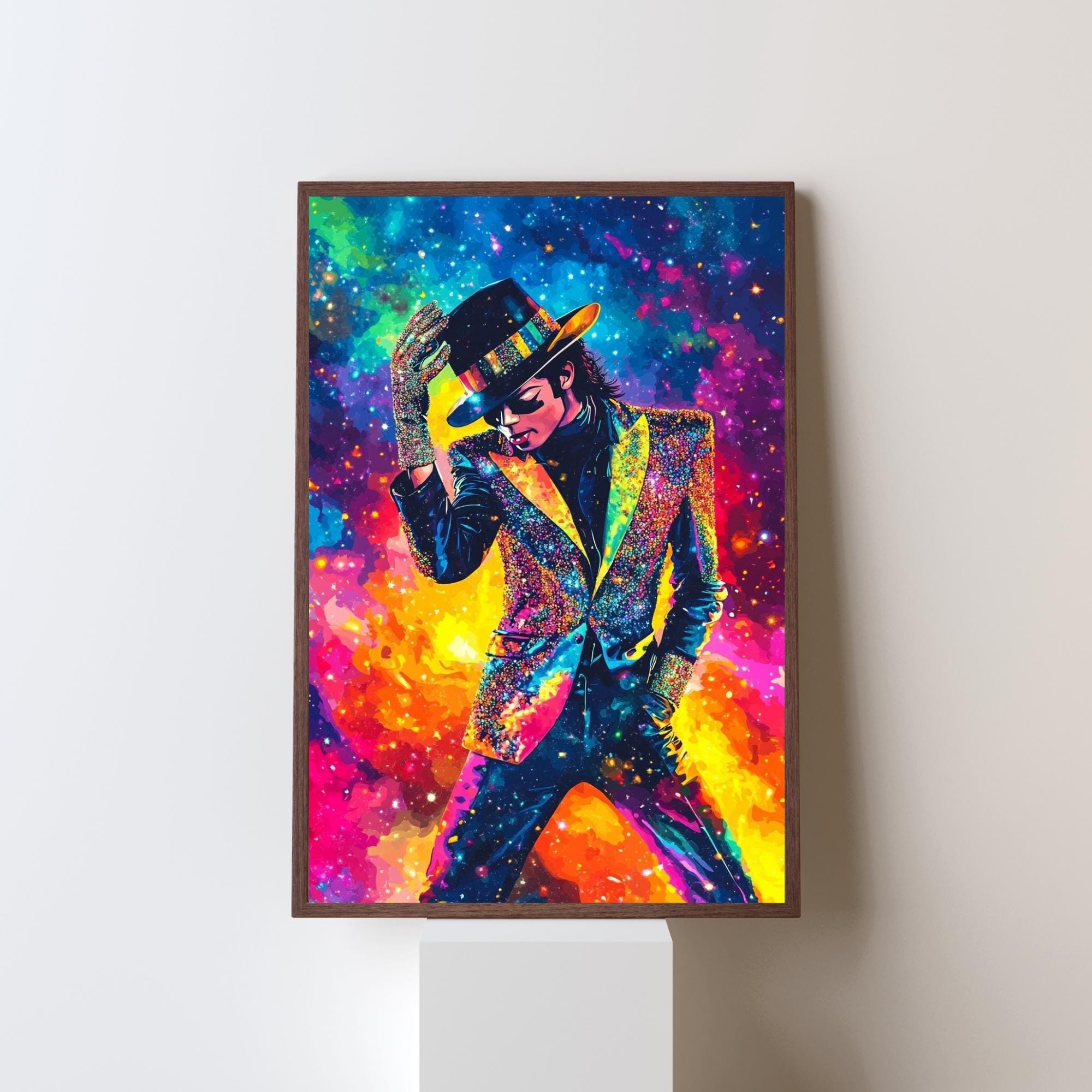 Michael Jackson Wall Art, Michael Jackson Ready to Hanging