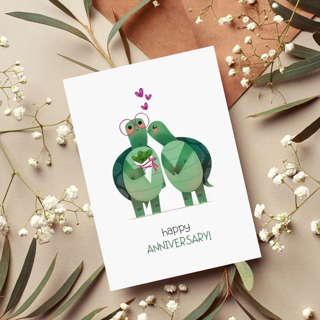 ALY LOU Cute Anniversary Card - Romantic Greeting Card For Him/Her, Girlfriend/Boyfriend, Wife/Husband - 'There Is Nothing Else I’d Rather Do'
