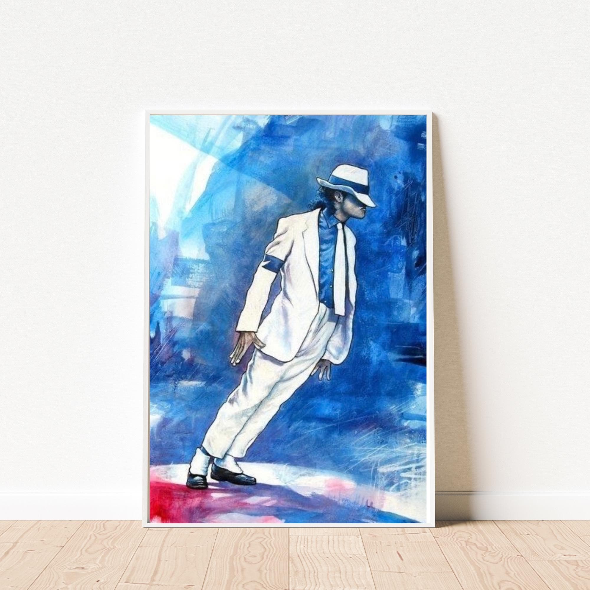 Michael Jackson Lean Dance Canvas – Iconic Pop Star Wall Art
