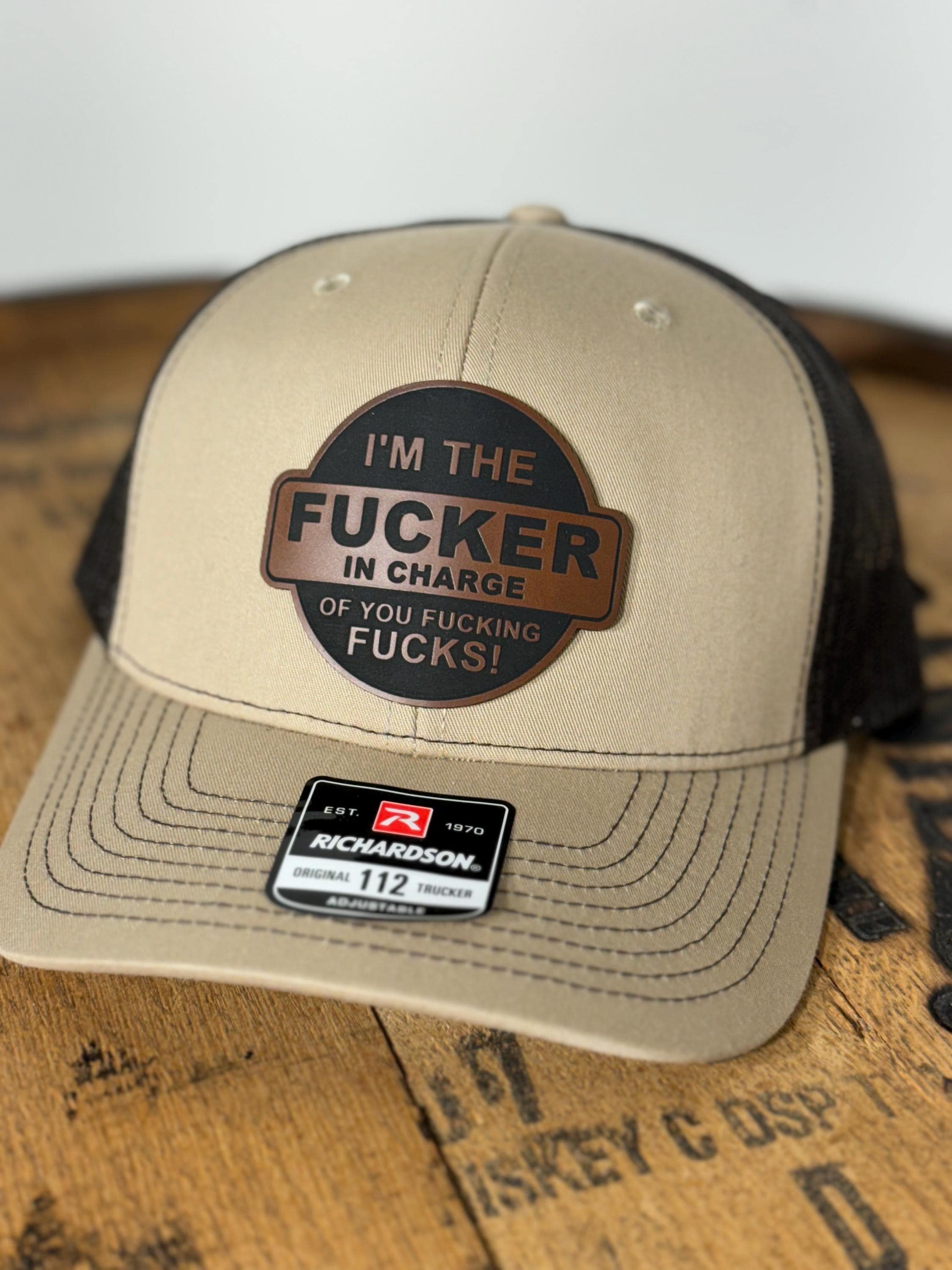 M-FUCKER オリジナル I'm the Fucker in Charge of You Fucks Hat, Funny Work Sayings, Employer  Svg, Employee Hat | R112 Hat, Yupoong Hat - Etsy