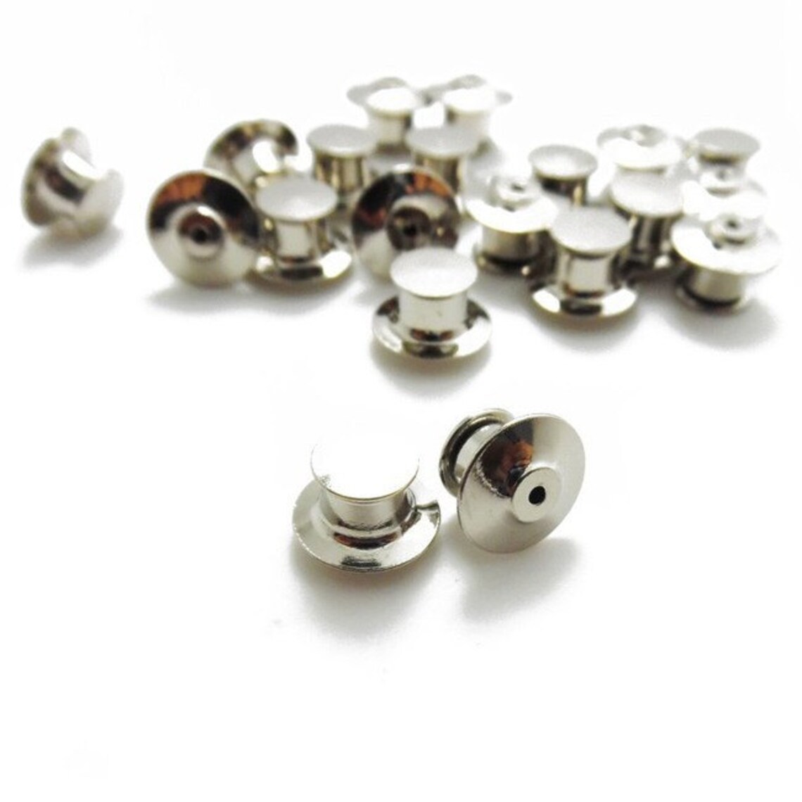 12 Pack of Locking Pin Backs / Pin Keepers Never Lose a Etsy