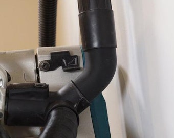 Miter Station Dust Collection Fitting Makita LS1219L Rigid Shop Vac Connector Woodworking Hose adaptor Workshop Garage Wood Dust coupling