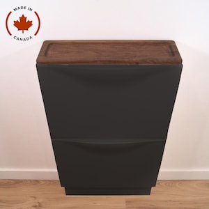 Custom Wooden Shelf for Ikea TRONES Shoe Cabinet - Wall Mounted Organizer - IKEA Cabinet Upgrade - Gift Idea - IKEA Hack Storage Solution