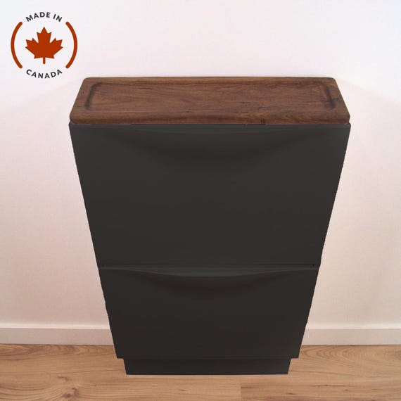 Custom Wooden Shelf for Ikea TRONES Shoe Cabinet - Wall Mounted Organizer - IKEA Cabinet Upgrade - Gift Idea - IKEA Hack Storage Solution