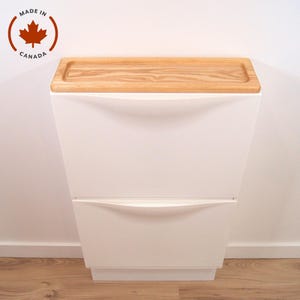Custom Wooden Shelf for Ikea TRONES Shoe Cabinet - Wall Mounted Organizer - IKEA Cabinet Upgrade - Gift Idea - IKEA Hack Storage Solution