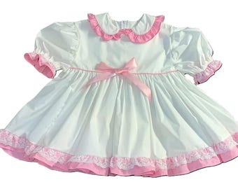 SIMPLE PINK Dress Set Adult Baby Sissy ABDL littles dress up