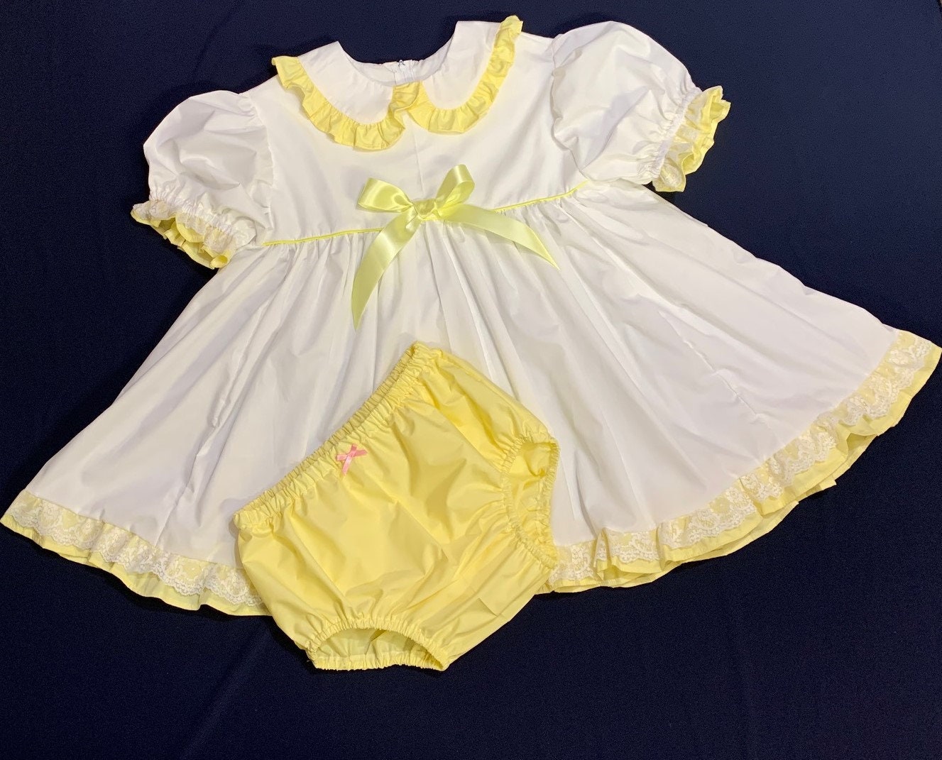 Sissy Party Dresses Yellow