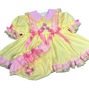 Adult Baby Sissy Littles ABDL My Little Pony FLUTTERSHY Dress Set