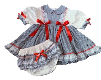 adult baby sissy abdl littles Blue Berry Lemonade Dress Set My Binkies and Bows