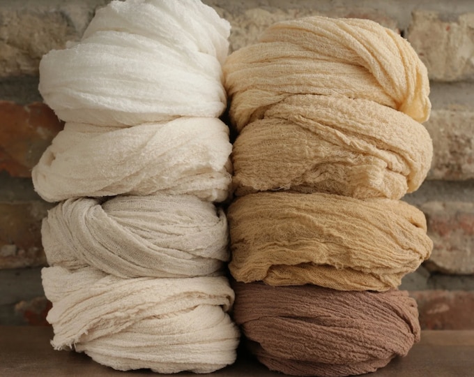 Cheesecloth newborn photography prop Photography backdrop Baby wrap Cheese cloth Gauze baby blanket