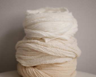 Cheesecloth Baby Wrap for Newborn Photography – Soft Gauze Baby Blanket, Cheese Cloth Photo Prop and Backdrop for Baby Photo Sessions