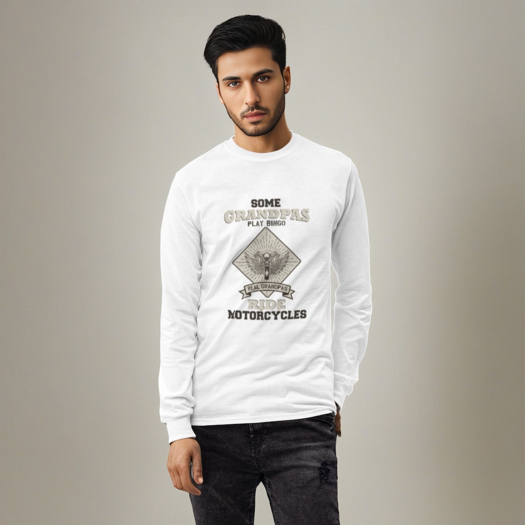 E Motorcycle Long Sleeve Shirt