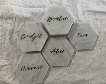 Marble Tile Place Cards