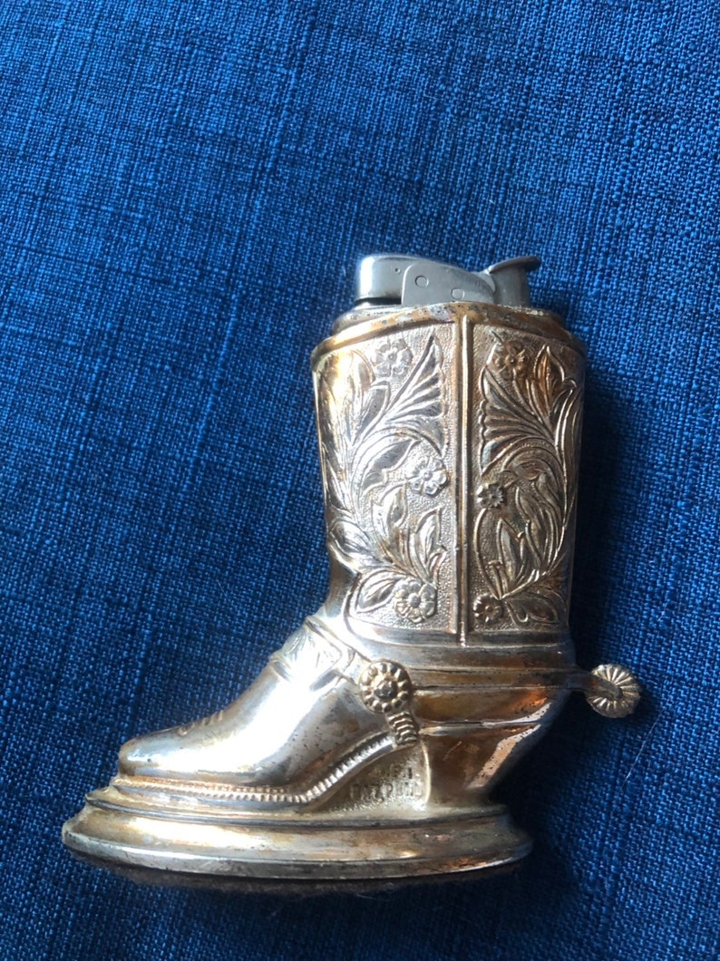 shining boots with lighter