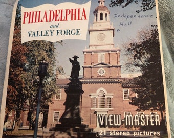 vintage View Master PHILADELPHIA et VALLEY FORGE Pennsylvania reel set, ss2